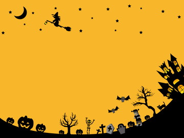 ハロウィン背景 フレーム枠の無料のイラスト素材 厳選8サイト