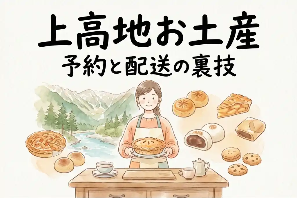 上高地お土産：予約と配送の裏技