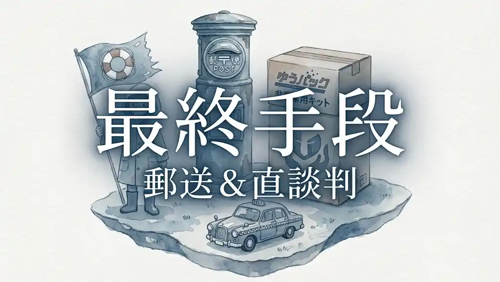 最終手段: 郵送＆直談判